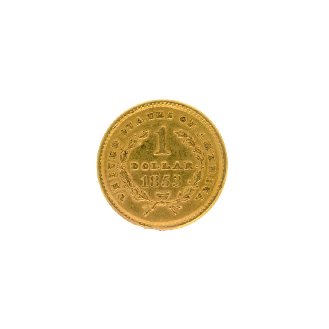 1853 $1 U.S. Liberty Head Gold Coin: Gov. File: C-55200 1853 $1 U.S. Liberty Head Gold Coin Asset Type: Coin Shipping: $9.95