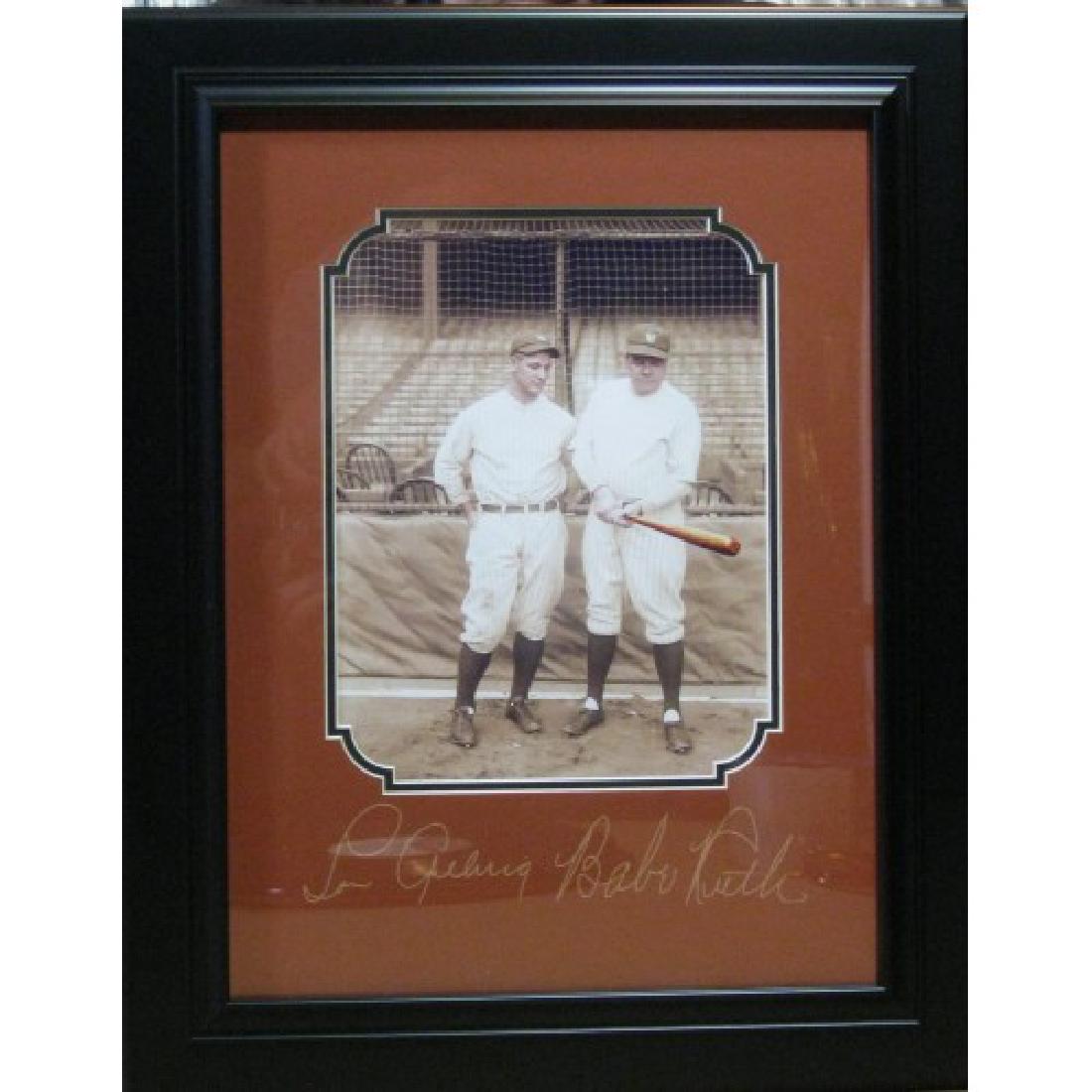 Ruth & Gehrig Engraved: Gov. File: M-11189 Ruth & Gehrig Engraved Asset Type: Sport Shipping: $24.95. Item may be pick up only, or require additional shipping charges due to weight or size.