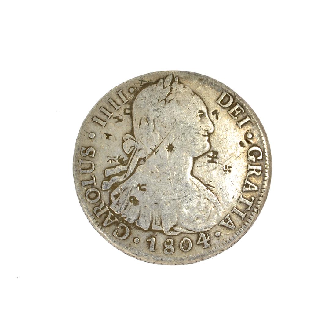 1804 Eigth Reales American First Silver Dollar Coin: Gov. File: C-46315 1804 Eigth Reales American First Silver Dollar Coin Asset Type: Coin Shipping: $9.95