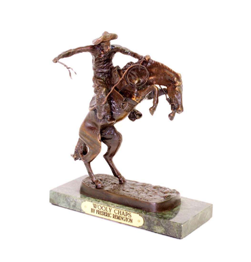 Wooly Chaps- By Frederic Remington- Bronze Reissue: Gov. File: T-15349 Wooly Chaps- By Frederic Remington- Bronze Reissue Asset Type: Museum Quality Bronze Shipping: $29.95