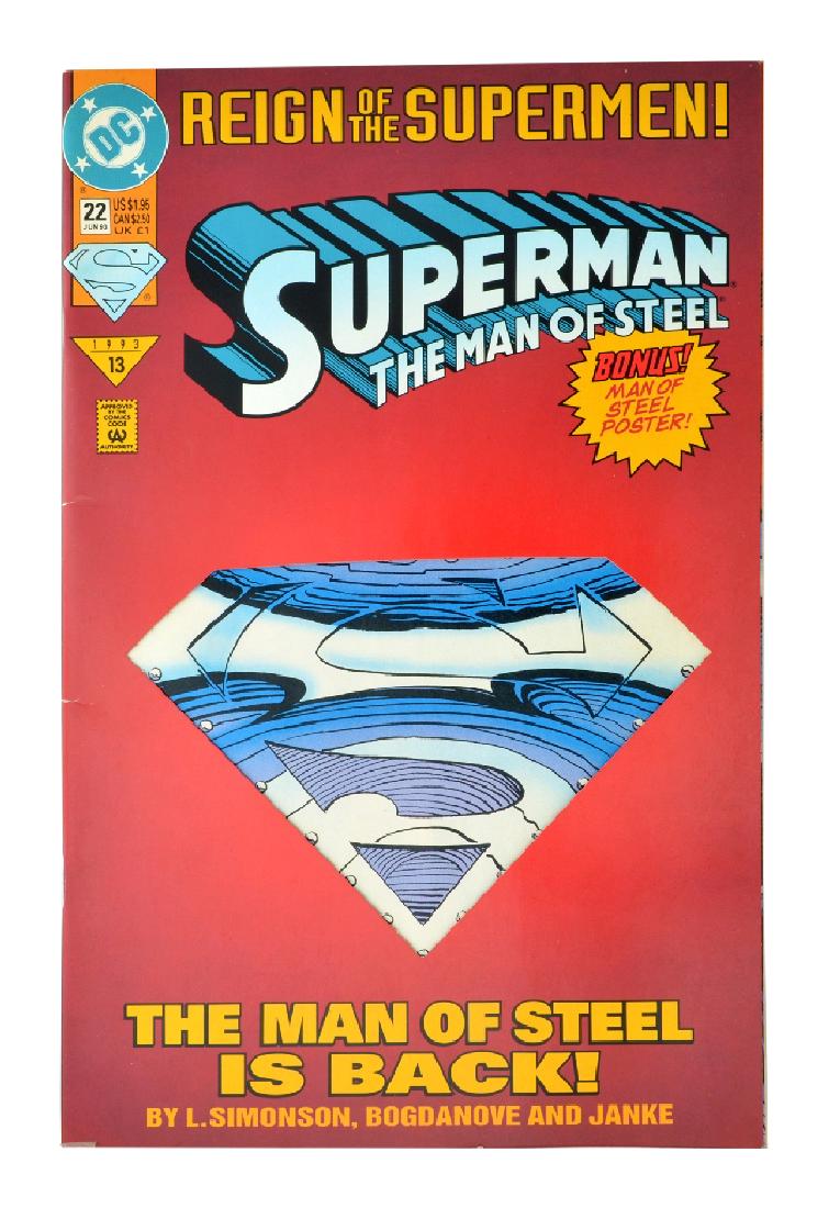 Superman The Man of Steel (1991) Issue # 22D: Gov. File: C-58010 Superman The Man of Steel (1991) Issue # 22D Asset Type: Coin Shipping: $9.95