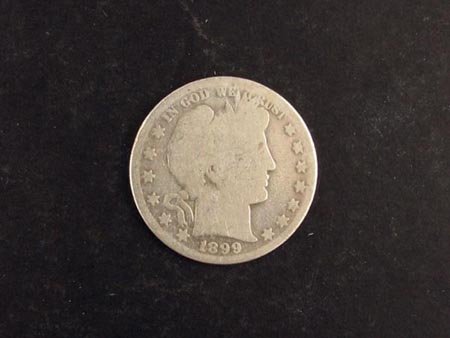 GOV: 1899 Half Dollar Coin, COLLECTABLE!!