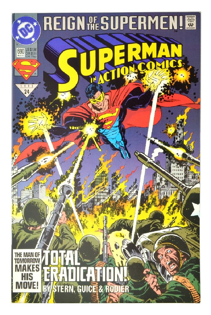Action Comics (1938 DC) Issue #690: Gov. File: C-57908 Action Comics (1938 DC) Issue #690 Asset Type: Comic Shipping: $9.95