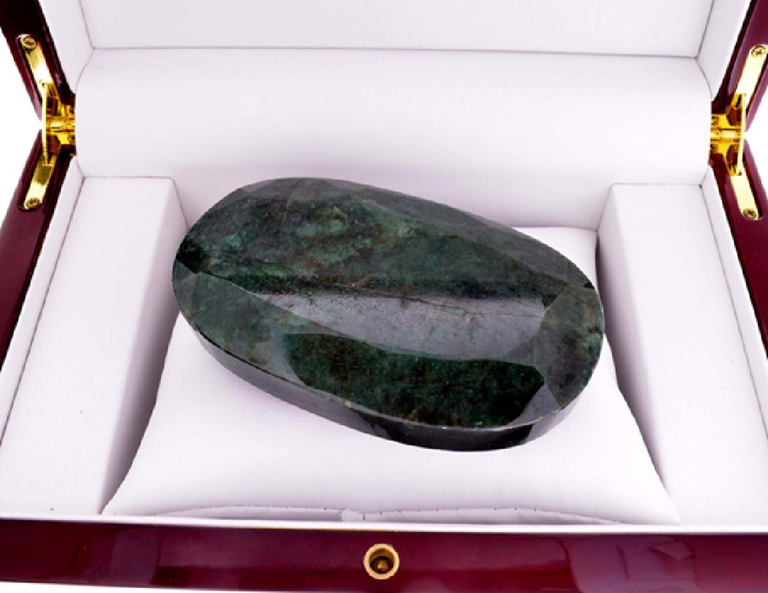 APP: 9k 1283.50CT Oval Cut Green Beryl Emerald Gemstone: Gov. File: 90350 1283.50CT Oval Cut Green Beryl Emerald Gemstone Retail Replacement Value: $9.0K Asset Type: Gemstone Shipping: $19.95