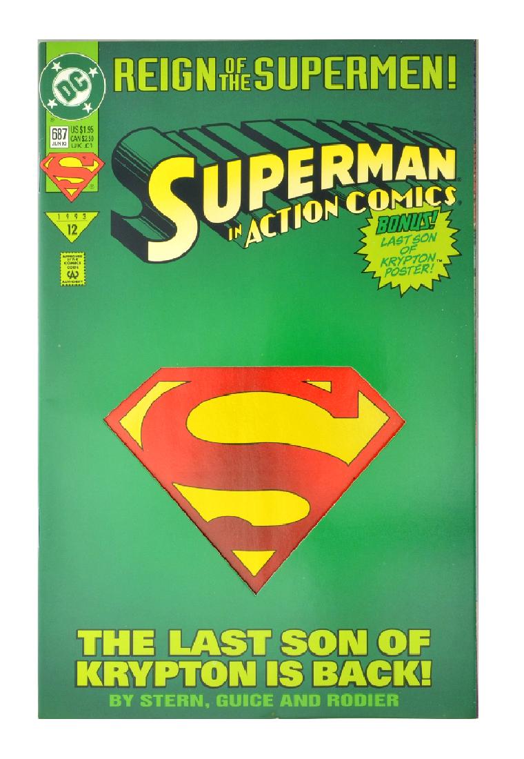 Action Comics (1938 DC) Issue #687: Gov. File: C-58015 Action Comics (1938 DC) Issue #687 Asset Type: Comic Shipping: $9.95