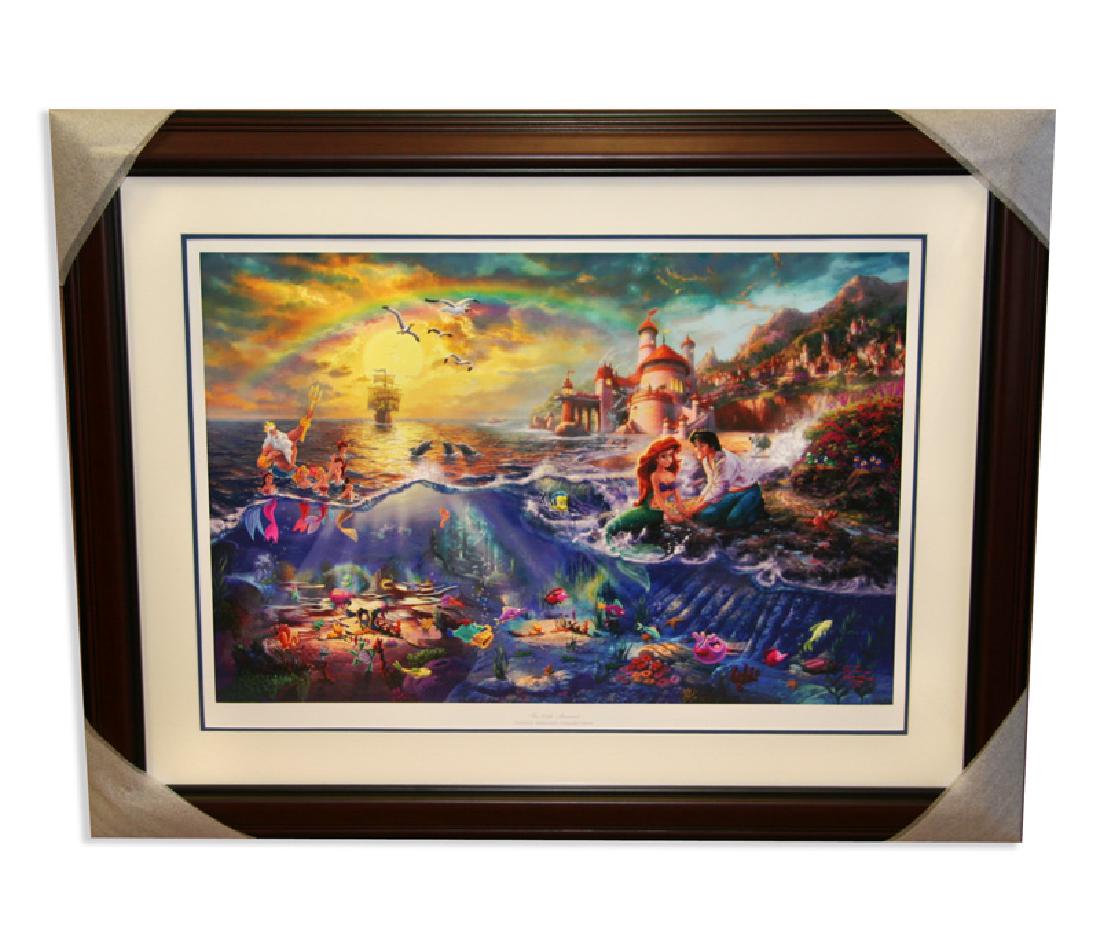 Rare Thomas Kinkade Original Ltd Edt Numbered: Gov. File: M-07381 Rare Thomas Kinkade Original Limited Edition Numbered Lithograph Plate Signed Museum Framed ''Little Mermaid'' Asset Type: LithographShipping: $24.95. Item may be pick up only, or r