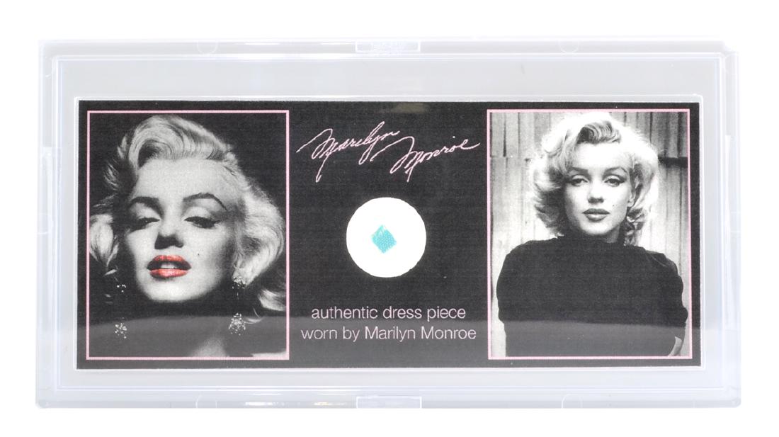 Extremely Rare Marilyn Monroe Clothing Swatch With: Gov. File: T-16118 Extremely Rare Marilyn Monroe Clothing Swatch With Certification Asset Type: Collectable Shipping: $29.95