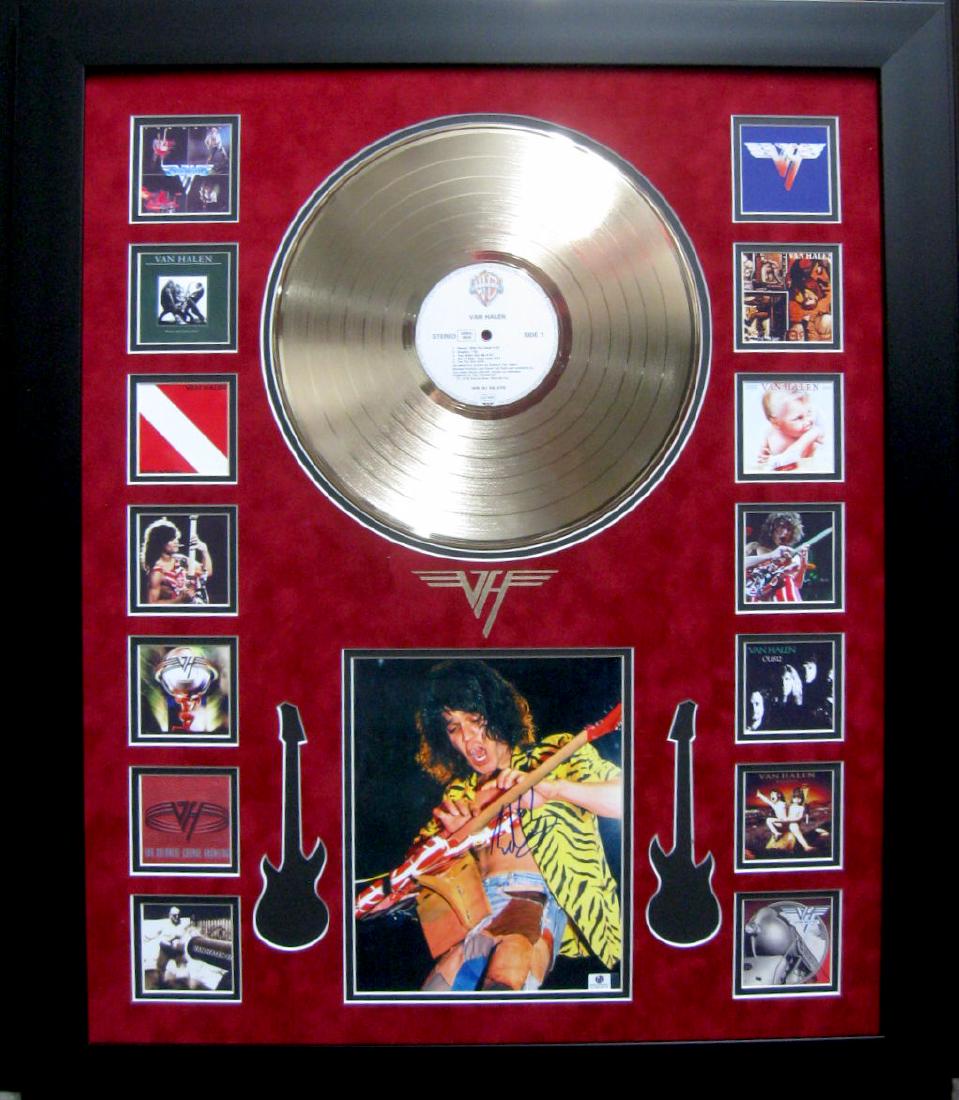 Van Halen Ablum Collage With Album: Gov. File: M-05564 Van Halen Ablum Collage With Album Asset Type: MusicShipping: $24.95. Item may be pick up only, or require additional shipping charges due to weight or size.