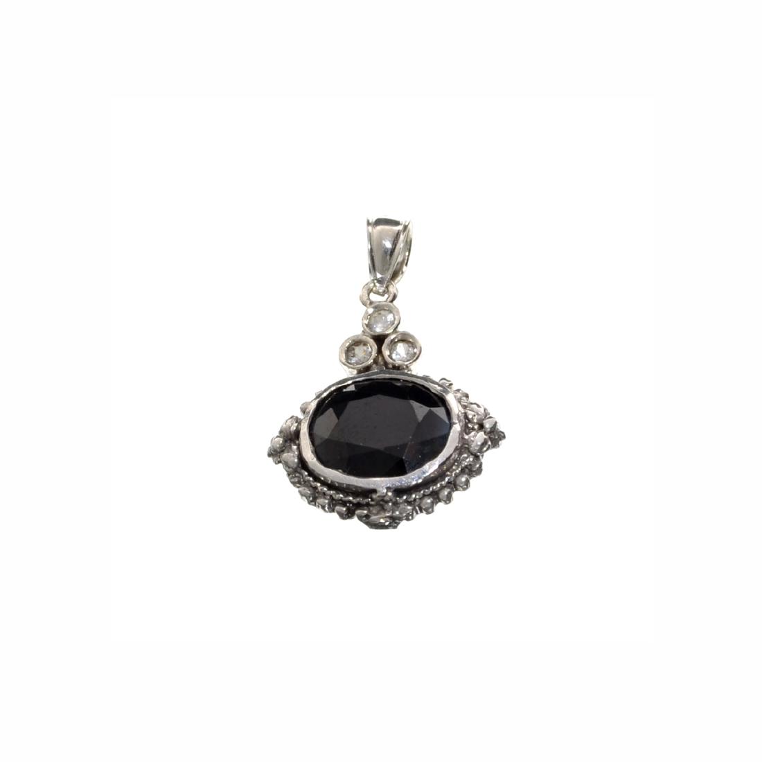 APP: 1k Fine Jewelry Designer Sebastian 4.53CT Sapphire: Gov. File: H-27809 Fine Jewelry Designer Sebastian 4.53CT Sapphire and White Topaz Sterling Silver Pendant Retail Replacement Value: $1.0K Asset Type: Pendant Shipping: $19.95