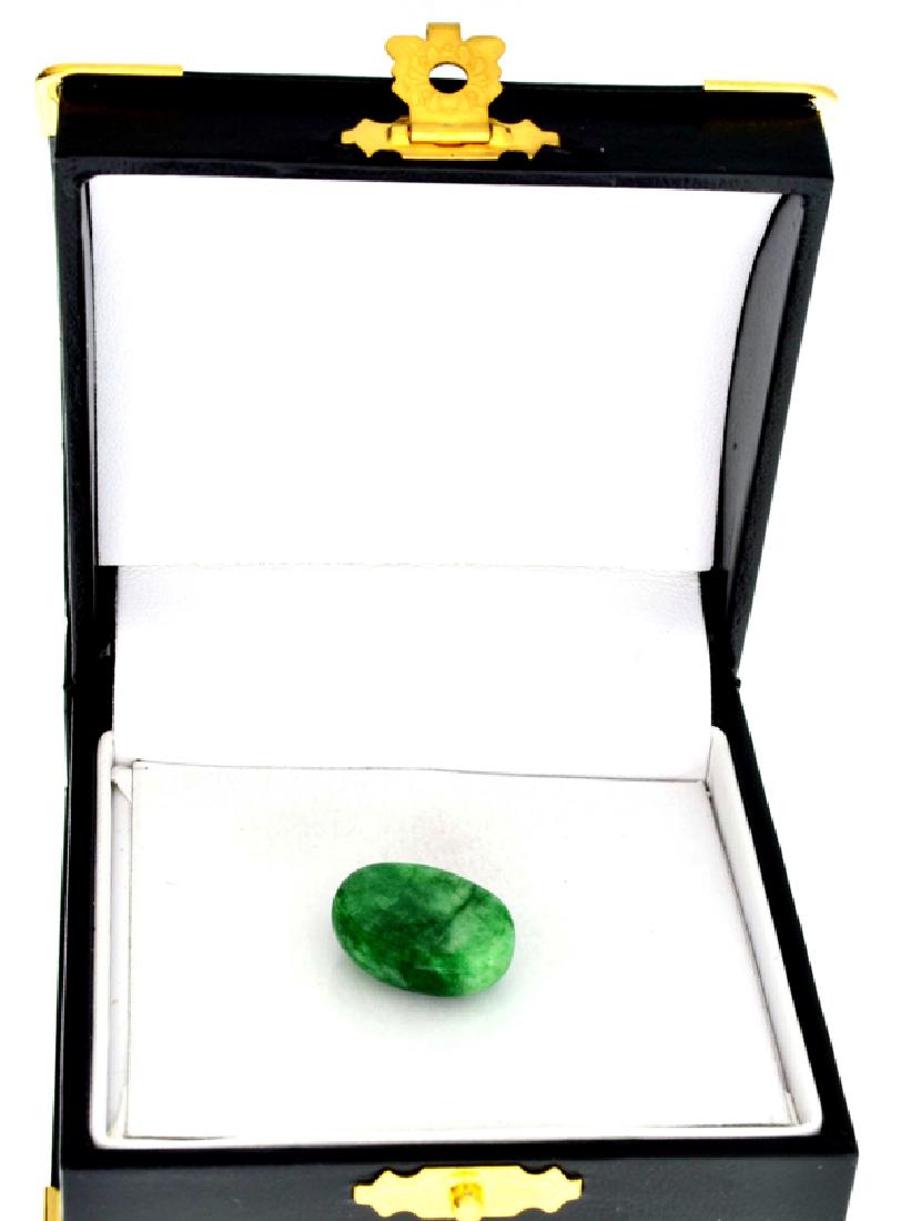 APP: 0.8k 14.60CT Oval Cut Cabochon Green Beryl: Gov. File: 71220 14.60CT Oval Cut Cabochon Green Beryl Gemstone Retail Replacement Value: $0.8K Asset Type: Gemstone Shipping: $19.95