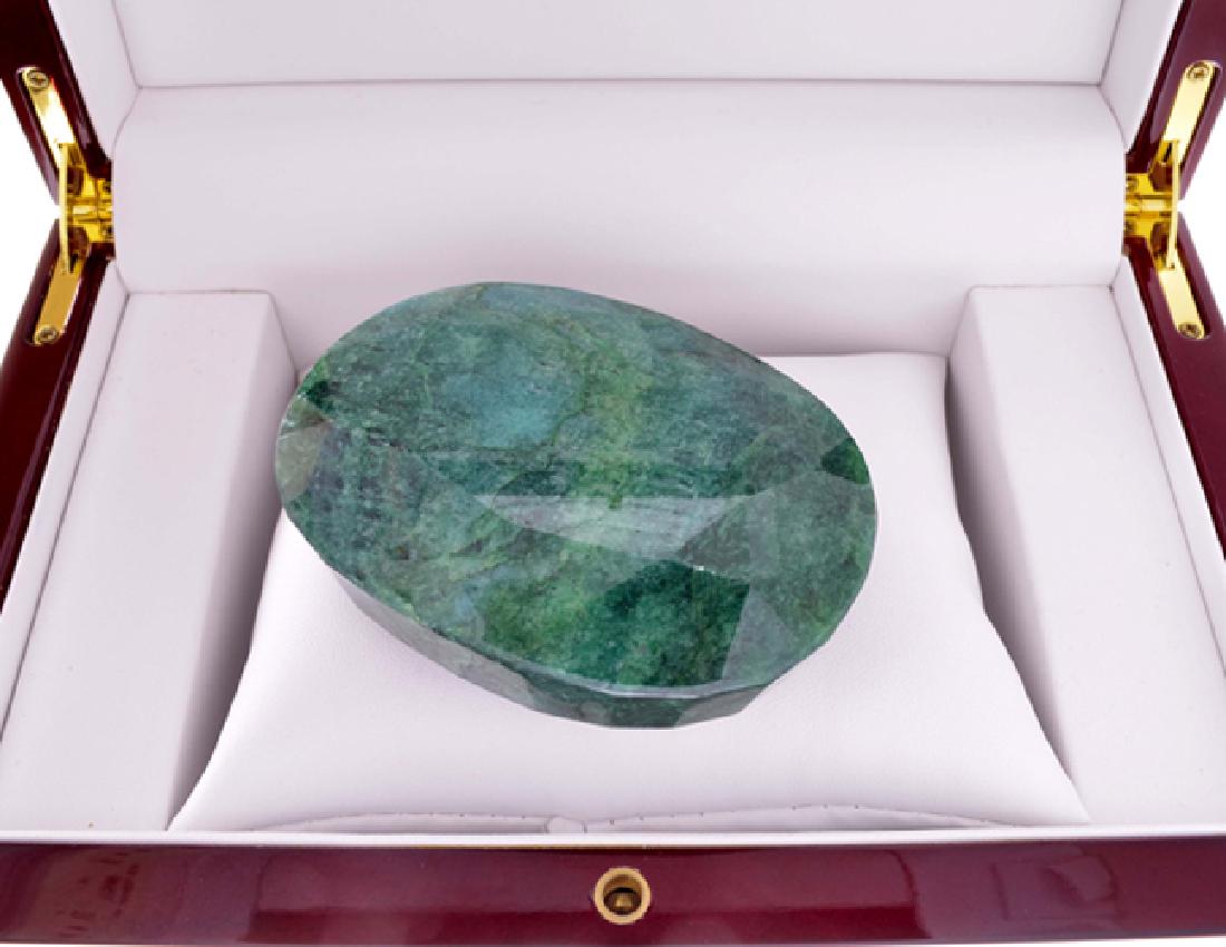 APP: 10.2k 1270.80CT Oval Cut Green Beryl Emerald: Gov. File: 86025 1270.80CT Oval Cut Green Beryl Emerald Gemstone Retail Replacement Value: $10.2K Asset Type: Gemstone Shipping: $19.95