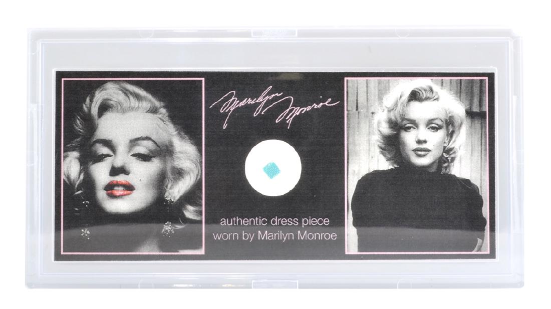 Extremely Rare Marilyn Monroe Clothing Swatch With: Gov. File: T-16121 Extremely Rare Marilyn Monroe Clothing Piece With Certification Asset Type: Collectable Shipping: $29.95