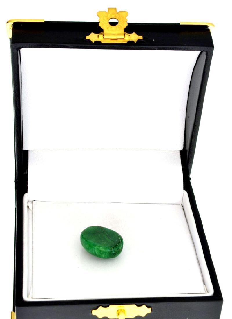 APP: 0.8k 14.00CT Oval Cut Cabochon Green Beryl: Gov. File: 71207 14.00CT Oval Cut Cabochon Green Beryl Gemstone Retail Replacement Value: $0.8K Asset Type: Gemstone Shipping: $19.95