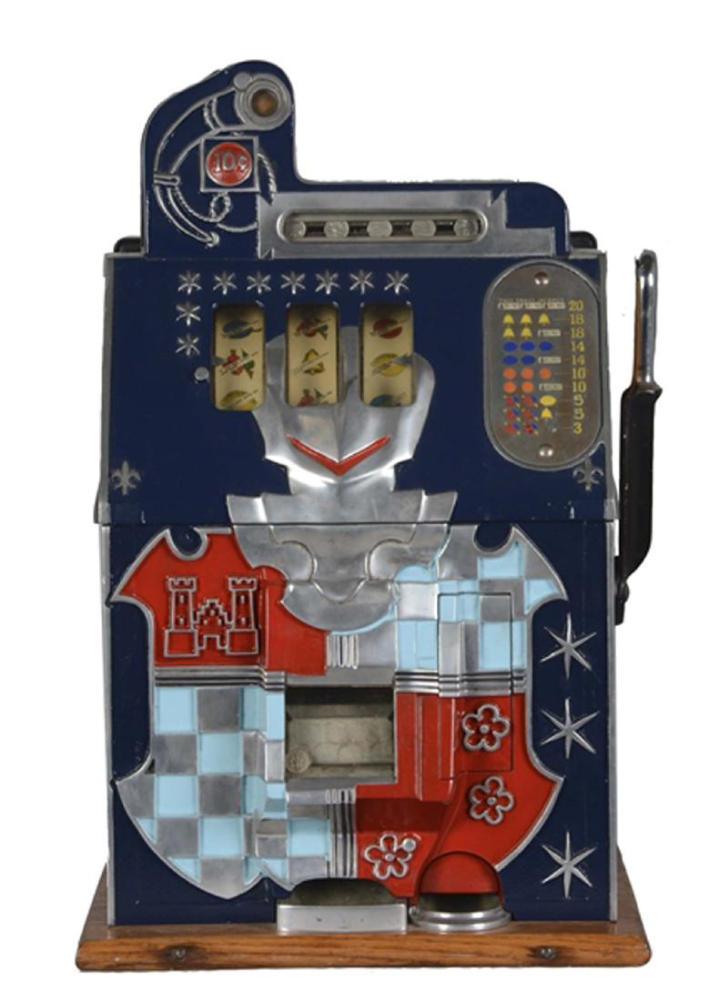 Extremely Rare 10Â¢ Mills Castle Front Slot Machine P