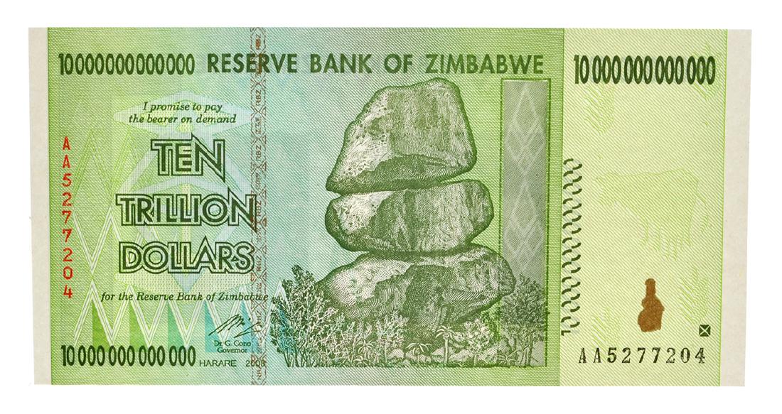 10 Trillion Dollar Zimbabwe Note: Gov. File: C-48028 10 Trillion Dollar Zimbabwe Note Asset Type: Coin Shipping: $9.95