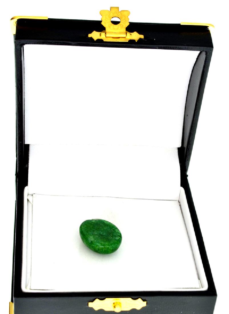 APP: 0.8k 14.60CT Oval Cut Cabochon Green Beryl: Gov. File: 71235 14.60CT Oval Cut Cabochon Green Beryl Gemstone Retail Replacement Value: $0.8K Asset Type: Gemstone Shipping: $19.95