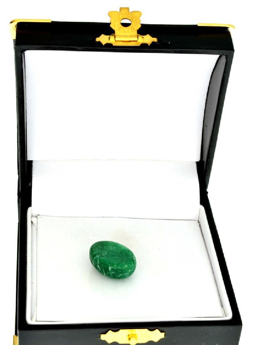 APP: 0.8k 15.30CT Oval Cut Cabochon Green Beryl: Gov. File: 71246 15.30CT Oval Cut Cabochon Green Beryl Gemstone Retail Replacement Value: $0.8K Asset Type: Gemstone Shipping: $19.95