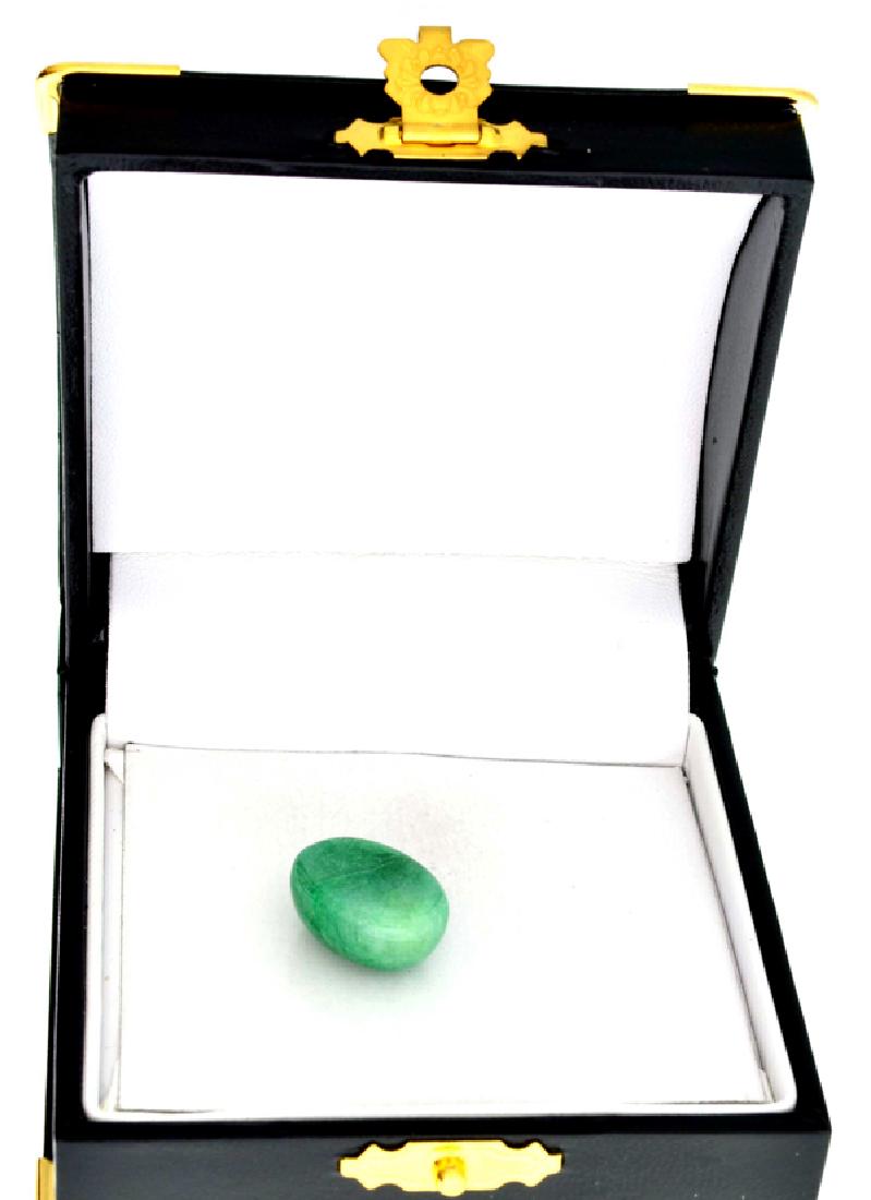 APP: 0.8k 14.75CT Oval Cut Cabochon Green Beryl: Gov. File: 71257 14.75CT Oval Cut Cabochon Green Beryl Gemstone Retail Replacement Value: $0.8K Asset Type: Gemstone Shipping: $19.95