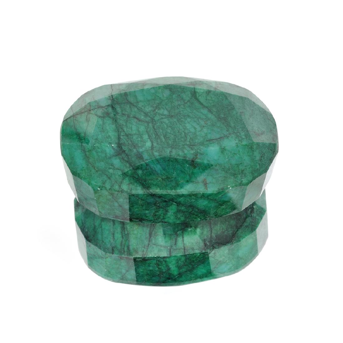 APP: 2.5k 1,010.85CT Oval Cut Green Beryl Emerald: Gov. File: H-38576 1,010.85CT Oval Cut Green Beryl Emerald Gemstone Retail Replacement Value: $2.5K Asset Type: Gemstone Shipping: $19.95