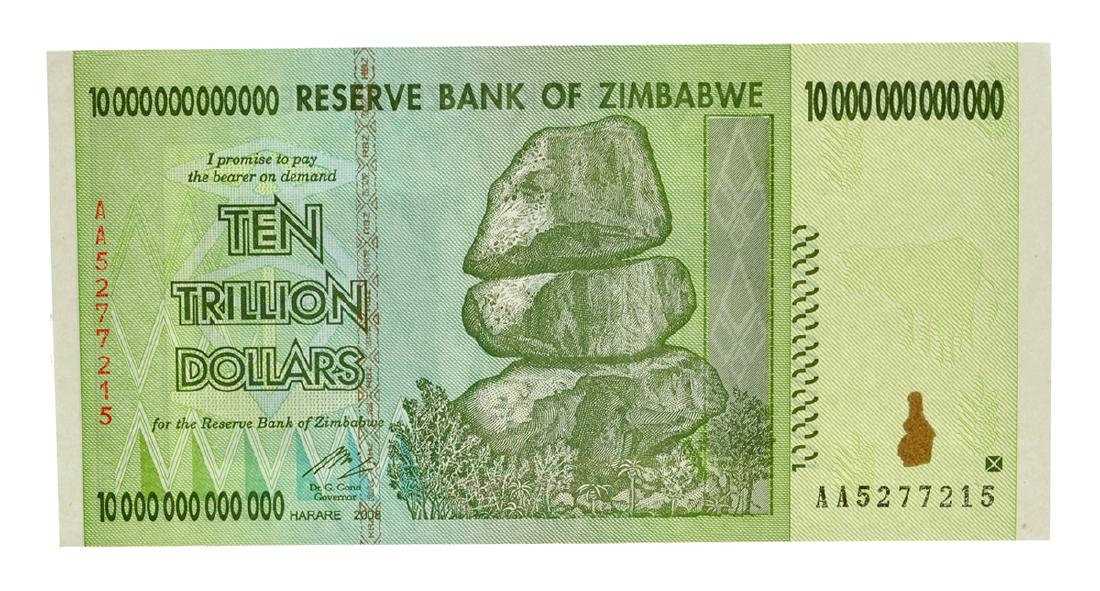 10 Trillion Dollar Zimbabwe Note: Gov. File: C-47972 10 Trillion Dollar Zimbabwe Note Asset Type: Coin Shipping: $9.95