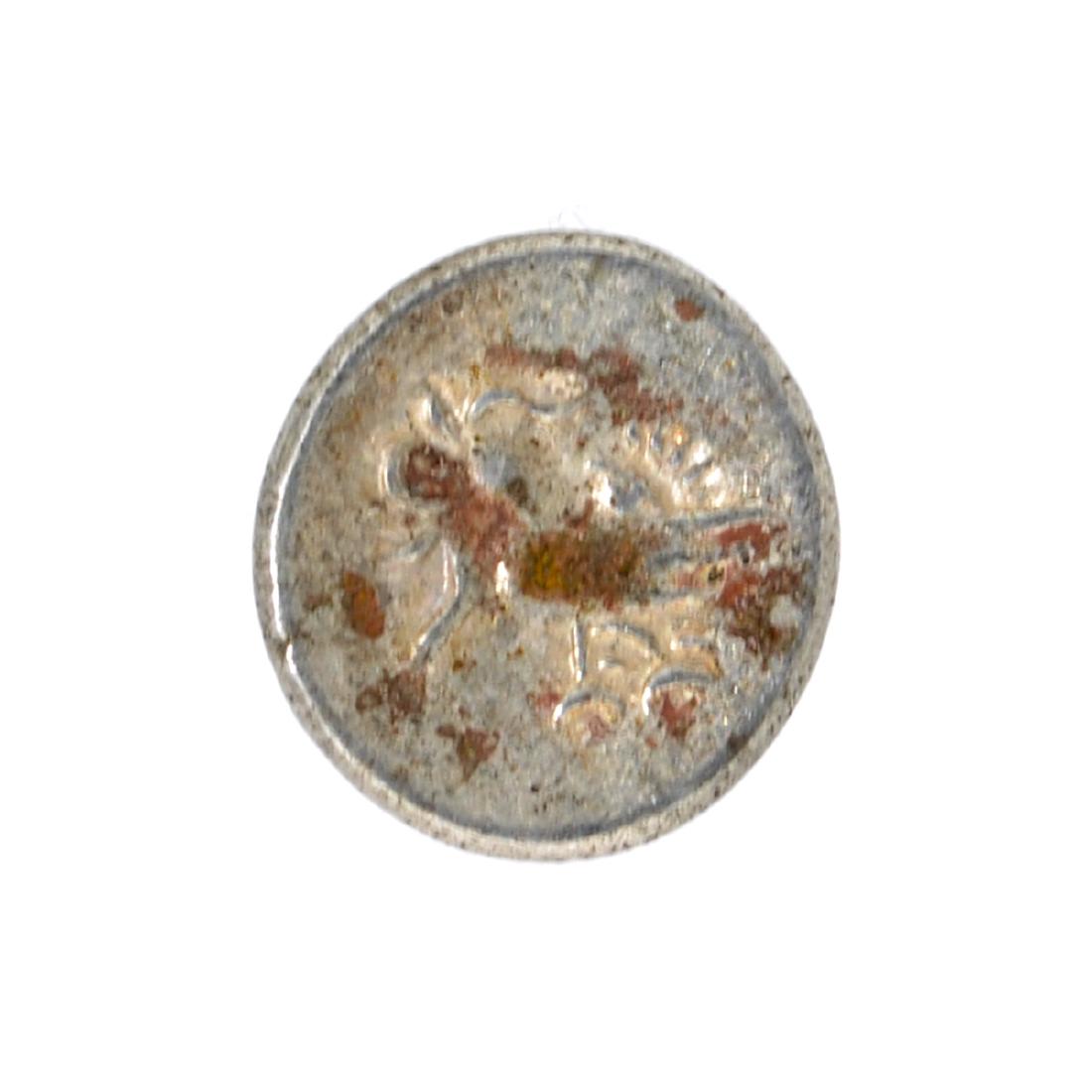 1847 Cambodia Billion 1/8 Tical Hamza Bird Facing Left,: Gov. File: C-48708 1847 Cambodia Billion 1/8 Tical Hamza Bird Facing Left, Uniface Coin Asset Type: Coin Shipping: $9.95