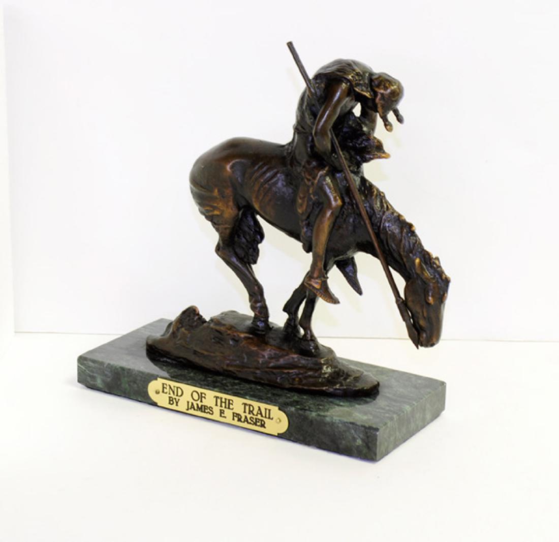End Of The Trail- By James Earl Fraser- Bronze Reissue: Gov. File: T-11960 End Of The Trail- By James Earl Fraser- Bronze Reissue Asset Type: Museum Quality Bronze Shipping: $29.95
