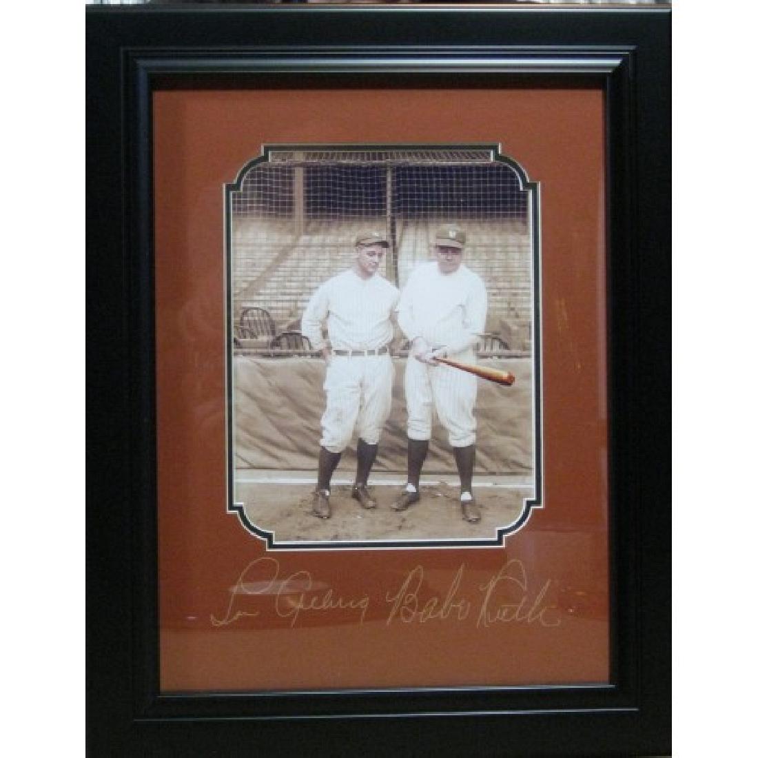 Ruth & Gehrig Engraved: Gov. File: M-11195 Ruth & Gehrig Engraved Asset Type: Sport Shipping: $24.95. Item may be pick up only, or require additional shipping charges due to weight or size.