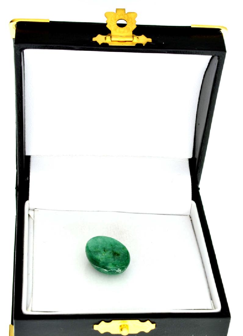 APP: 0.8k 14.35CT Oval Cut Cabochon Green Beryl: Gov. File: 71228 14.35CT Oval Cut Cabochon Green Beryl Gemstone Retail Replacement Value: $0.8K Asset Type: Gemstone Shipping: $19.95