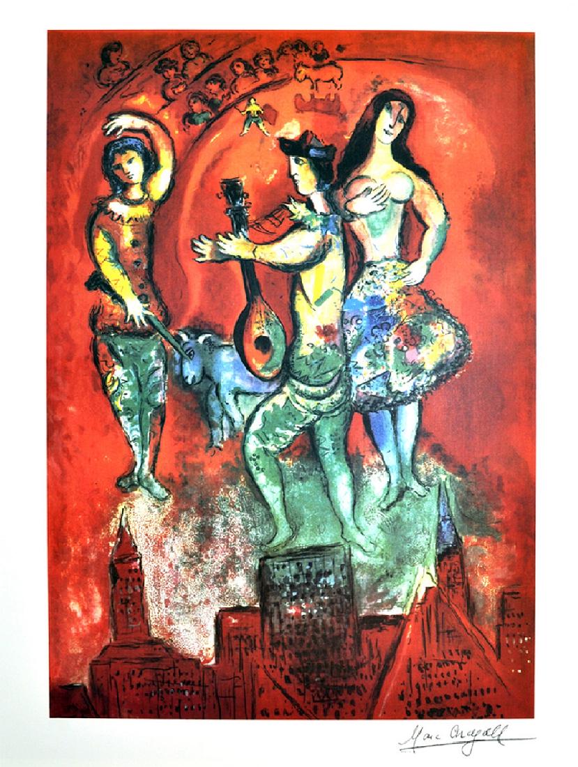 MARC CHAGALL (After) Carmen Lithograph, I57 of 500: Gov. File: P-08373 Marc Chagall MARC CHAGALL: (After) Carmen Lithograph 22 inches x 29.5 inches (Unframed) Shipping: $24.95