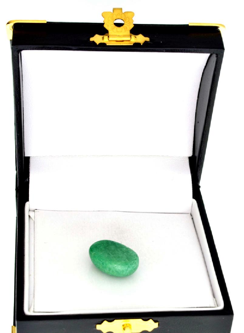 APP: 0.8k 15.10CT Oval Cut Cabochon Green Beryl: Gov. File: 71218 15.10CT Oval Cut Cabochon Green Beryl Gemstone Retail Replacement Value: $0.8K Asset Type: Gemstone Shipping: $19.95