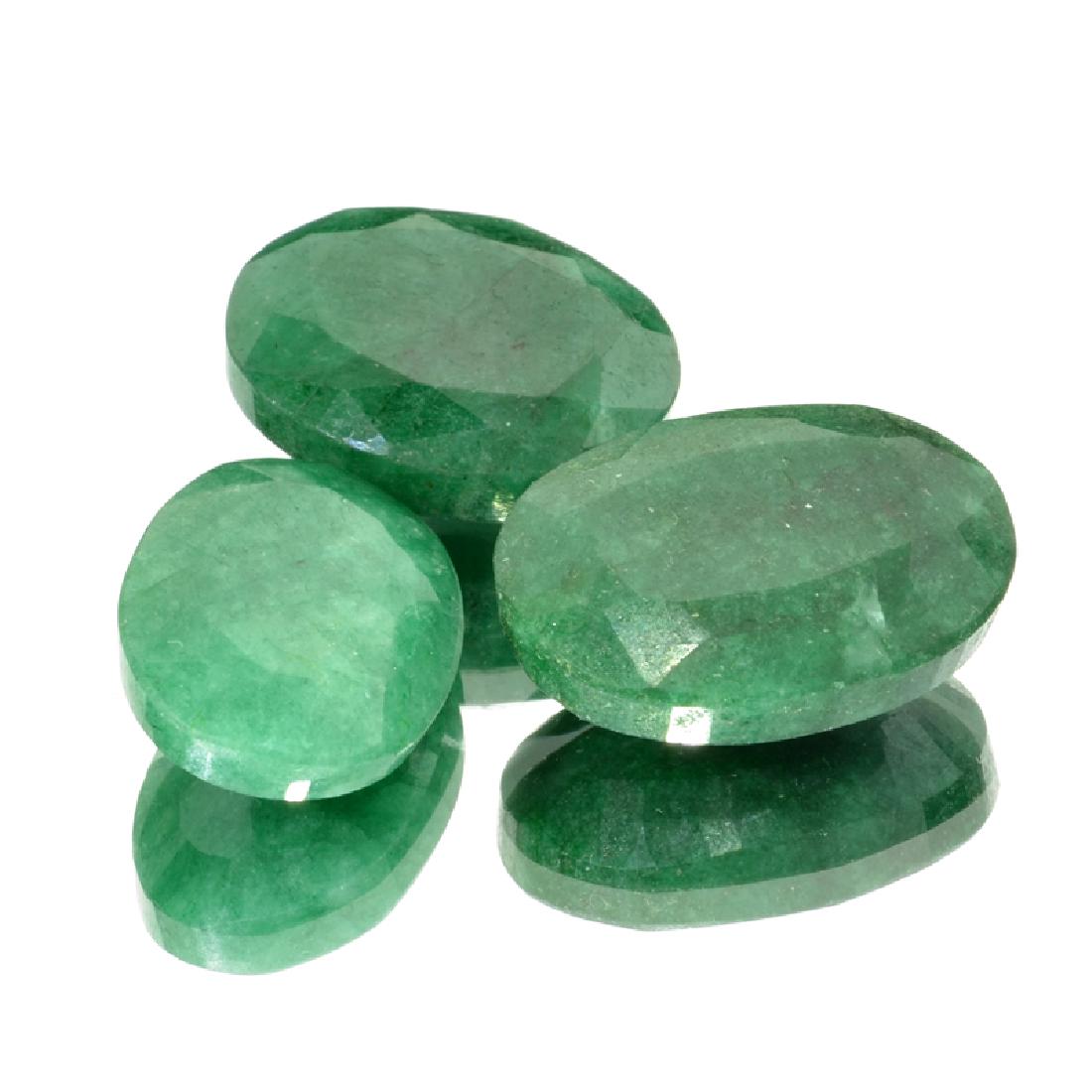 APP: 4k 53.50CT Oval Cut Emerald Beryl Parcel: Gov. File: H-12553 53.50CT Oval Cut Emerald Beryl Parcel Retail Replacement Value: $4.0K Asset Type: Parcel Shipping: $19.95