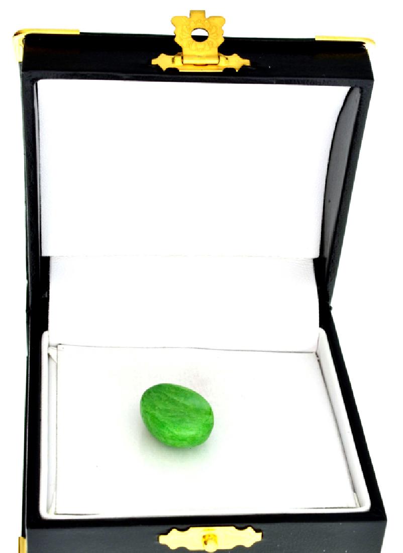 APP: 0.8k 16.30CT Oval Cut Cabochon Green Beryl: Gov. File: 71242 16.30CT Oval Cut Cabochon Green Beryl Gemstone Retail Replacement Value: $0.8K Asset Type: Gemstone Shipping: $19.95