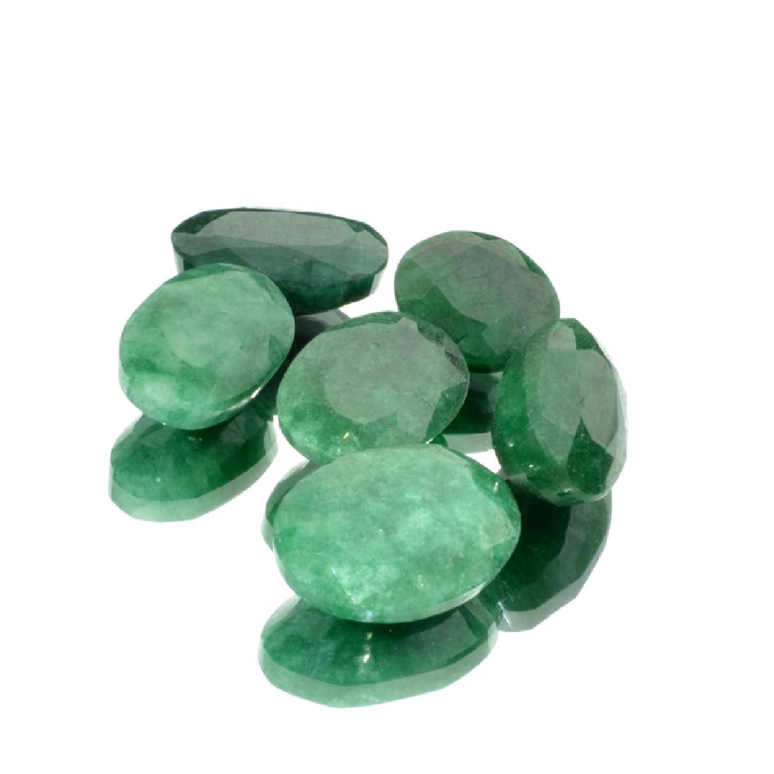 APP: 4.3k 57.50CT Oval Cut Emerald Beryl Parcel: Gov. File: H-12607 57.50CT Oval Cut Emerald Beryl Parcel Retail Replacement Value: $4.3K Asset Type: Parcel Shipping: $19.95