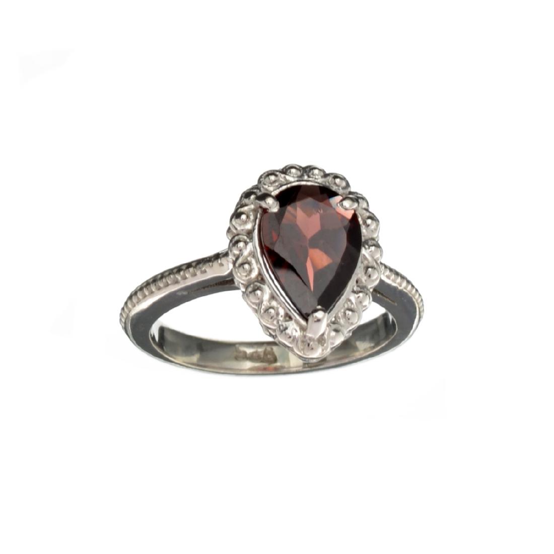 APP: 0.3k Fine Jewelry 2.27CT Pear Cut Red Almandite: Gov. File: H-22633 Fine Jewelry 2.27CT Pear Cut Red Almandite Garnet And Sterling Silver Ring Retail Replacement Value: $0.3K Asset Type: Ring Shipping: $19.95
