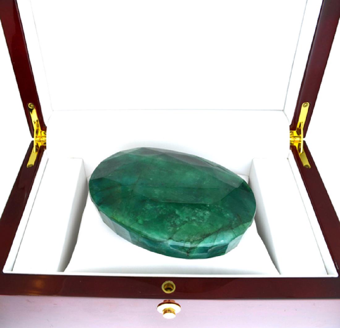 APP: 14.7k 1836.40CT Oval Cut Emerald Beryl Gemstone: Gov. File: 83961 1836.40CT Oval Cut Emerald Beryl Gemstone Retail Replacement Value: $14.7K Asset Type: Emerald Gemstone Shipping: $19.95