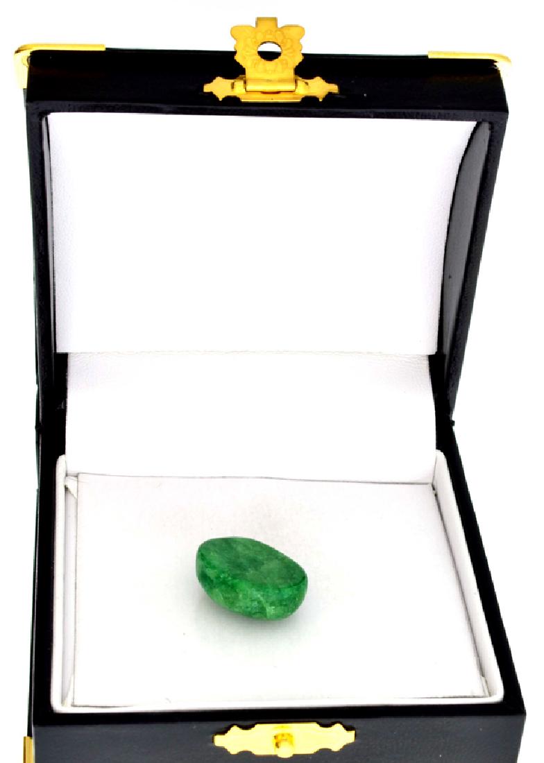 APP: 0.8k 17.25CT Oval Cut Cabochon Green Beryl: Gov. File: 71284 17.25CT Oval Cut Cabochon Green Beryl Gemstone Retail Replacement Value: $0.8K Asset Type: Emerald Gemstone Shipping: $19.95