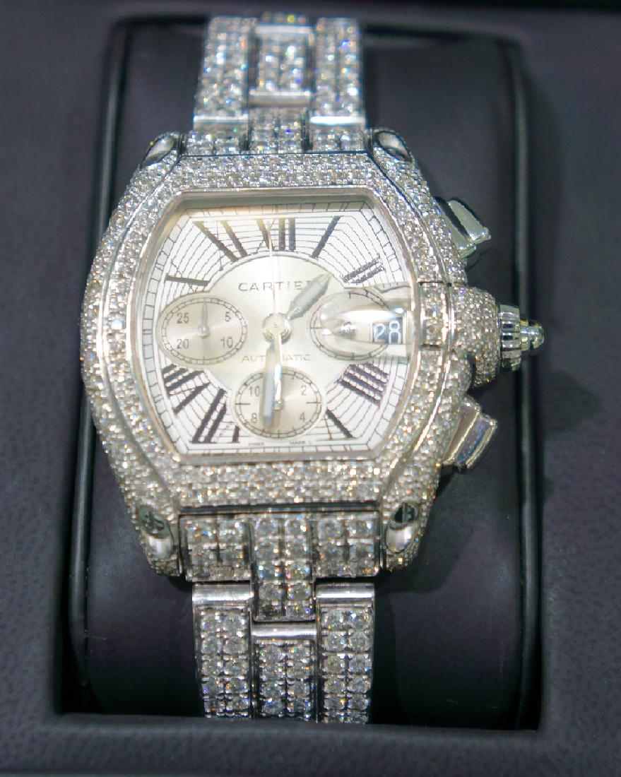 mens diamond cartier