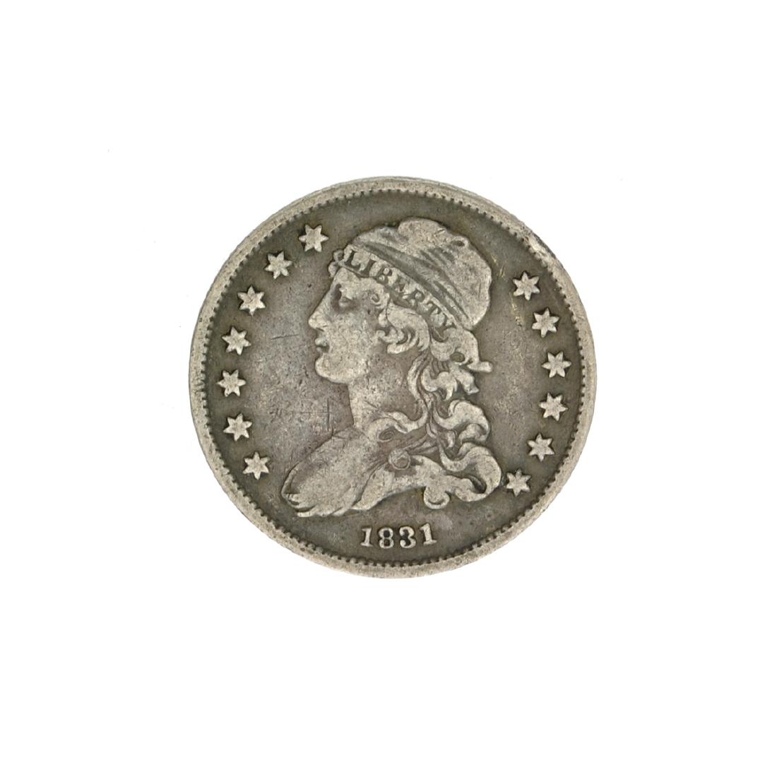 1831 Capped Bust Quarter Dollar Coin: Gov. File: C-64525 1831 Capped Bust Quarter Dollar Coin Asset Type: Quarter Dollar Coin Shipping: $9.95