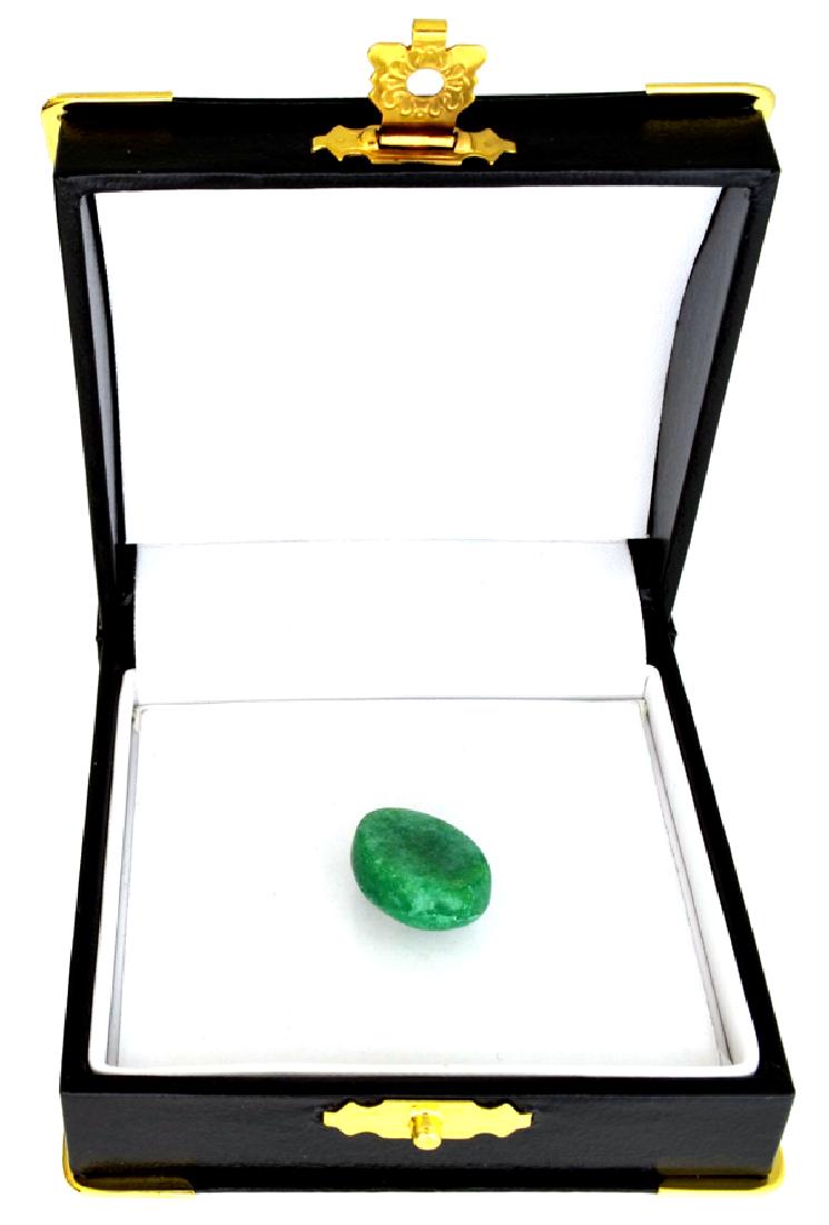 APP: 0.8k 14.40CT Oval Cut Cabochon Green Beryl: Gov. File: 71162 14.40CT Oval Cut Cabochon Green Beryl Gemstone Retail Replacement Value: $0.8K Asset Type: Emerald Gemstone Shipping: $19.95