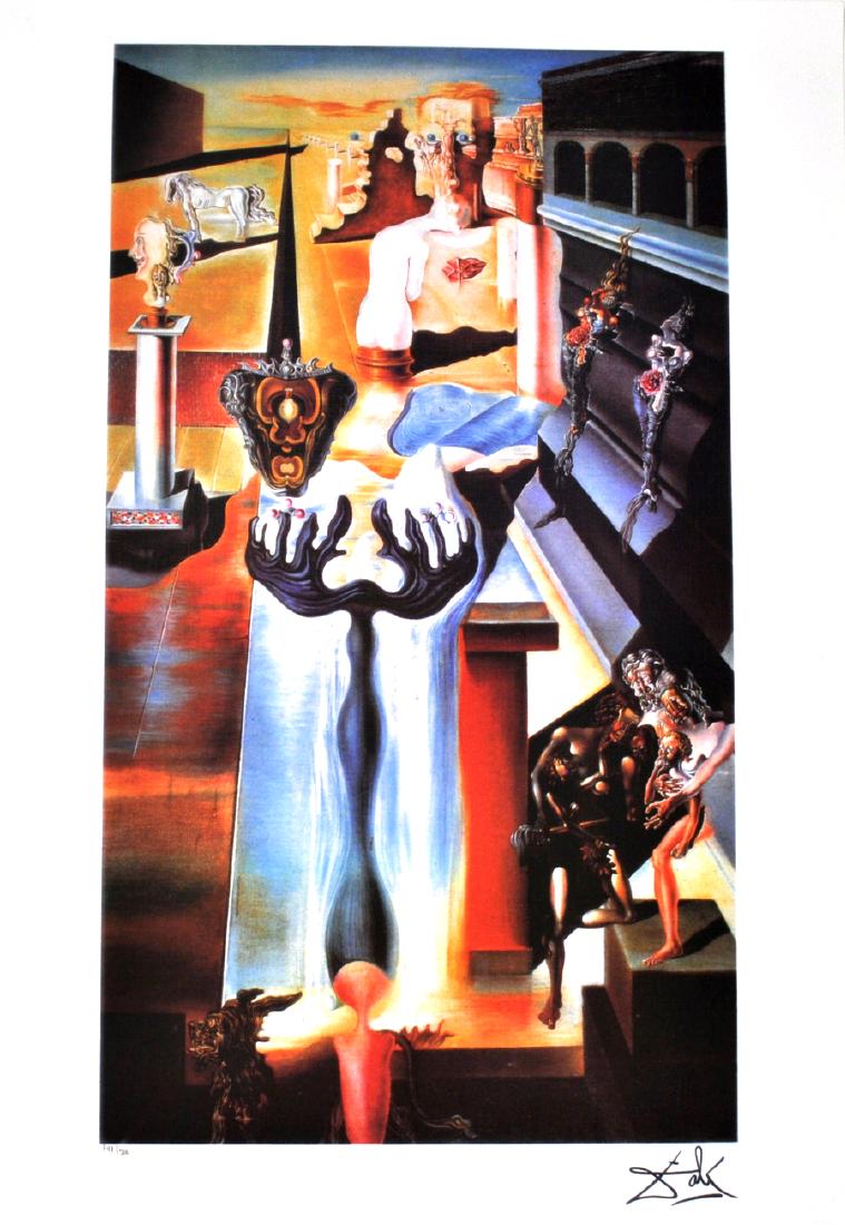 SALVADOR DALI Invisible Man Lithograph, 199 of 500: Gov. File: P-07935 Salvador Dali SALVADOR DALI: Invisible Man Lithograph 20 inches x 28 inches (Unframed) Shipping: $24.95