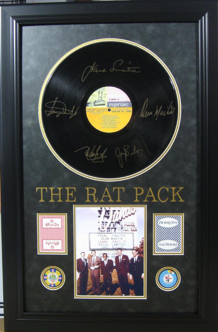 Rat Pack Album, Cards, & Chips - Engraved Signatures: Gov. File: M-09881 Rat Pack Album, Cards, & Chips - Engraved Signatures Asset Type: Memgen Shipping: $24.95. Item may be pick up only, or require additional shipping charges due to weight or size.