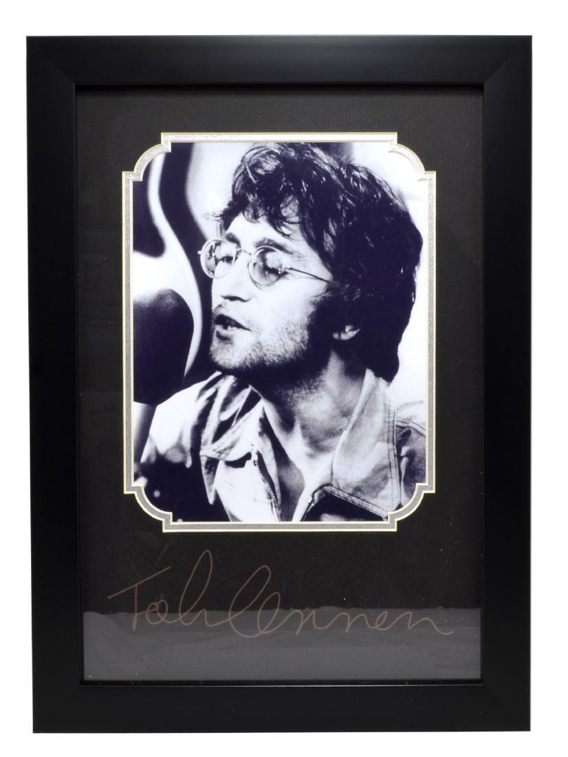 Rare Plate Signed John Lennon Photo Great Memorabilia: Gov. File: M-11999 Rare Plate Signed John Lennon Photo Great Memorabilia Asset Type: MusicShipping: $24.95. Item may be pick up only, or require additional shipping charges due to weight or size.