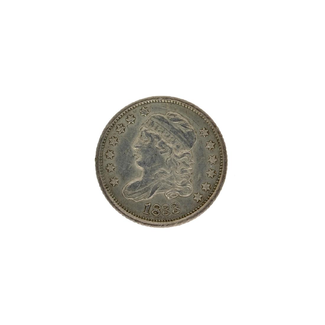 1833 Capped Bust Half Dime Coin: Gov. File: C-55183 1833 Capped Bust Half Dime Coin Asset Type: Half Dime Coin Shipping: $9.95
