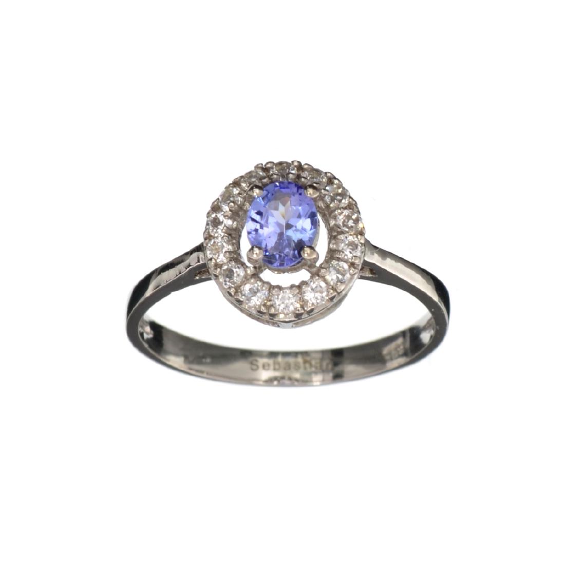 APP: 0.8k Fine Jewelry 0.78CT Tanzanite And White: Gov. File: H-21220 Fine Jewelry 0.78CT Tanzanite And White Sapphire Sterling Silver Ring Retail Replacement Value: $0.8K Asset Type: Ring Shipping: $19.95