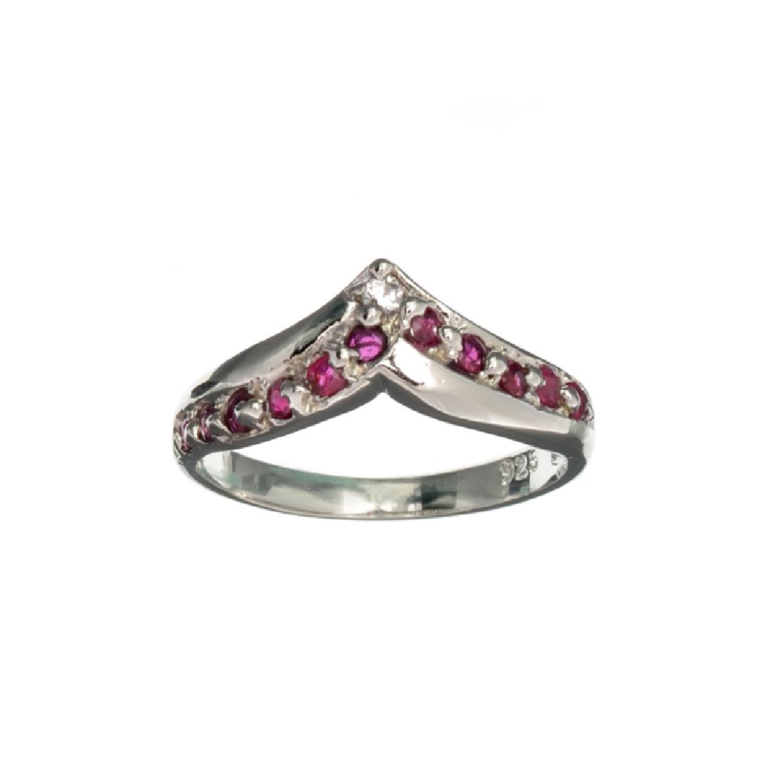 APP: 0.8k Fine Jewelry 0.25CT Round Cut Ruby And Topaz: Gov. File: H-00173 Fine Jewelry 0.25CT Round Cut Ruby And Topaz Platinum Over Sterling Silver Ring Retail Replacement Value: $0.8K Asset Type: Ring Shipping: $19.95