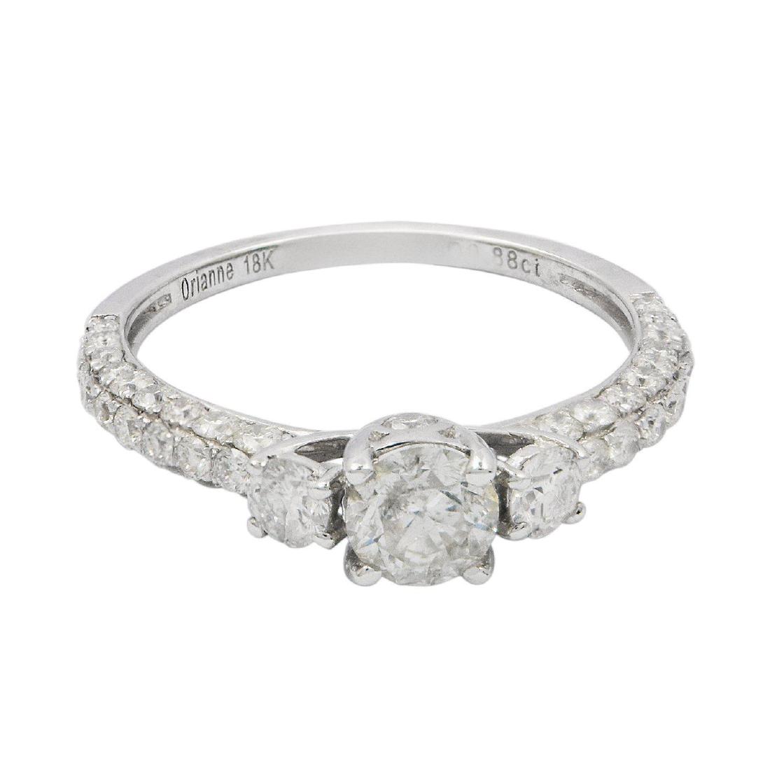 APP: 4.8k *0.51ct Diamond 18KT White Gold Unity Ring: Gov. File: H-56325 *0.51ct Diamond 18KT White Gold Unity Ring (1.39ctw Diamonds) (Vault_R7_9662) Retail Replacement Value: $4.8K Asset Type: Ring Shipping: $19.95