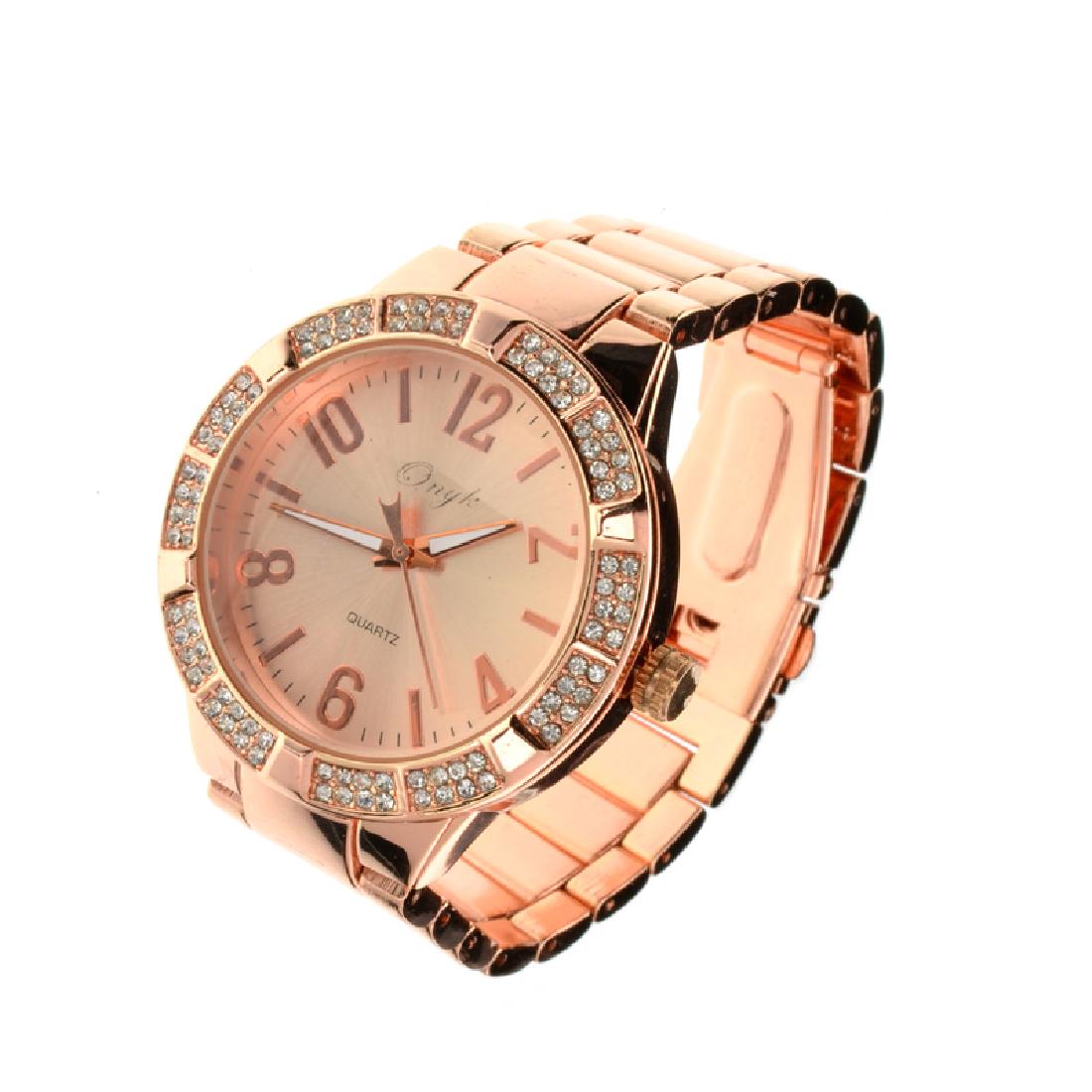 New Women's Onyk, Stainless Steel Back, Water: Gov. File: H-12711 New Women's Onyk, Stainless Steel Back, Water Resistant, Quartz Movement, Metal Strap, Watch Asset Type: Watch Shipping: $19.95