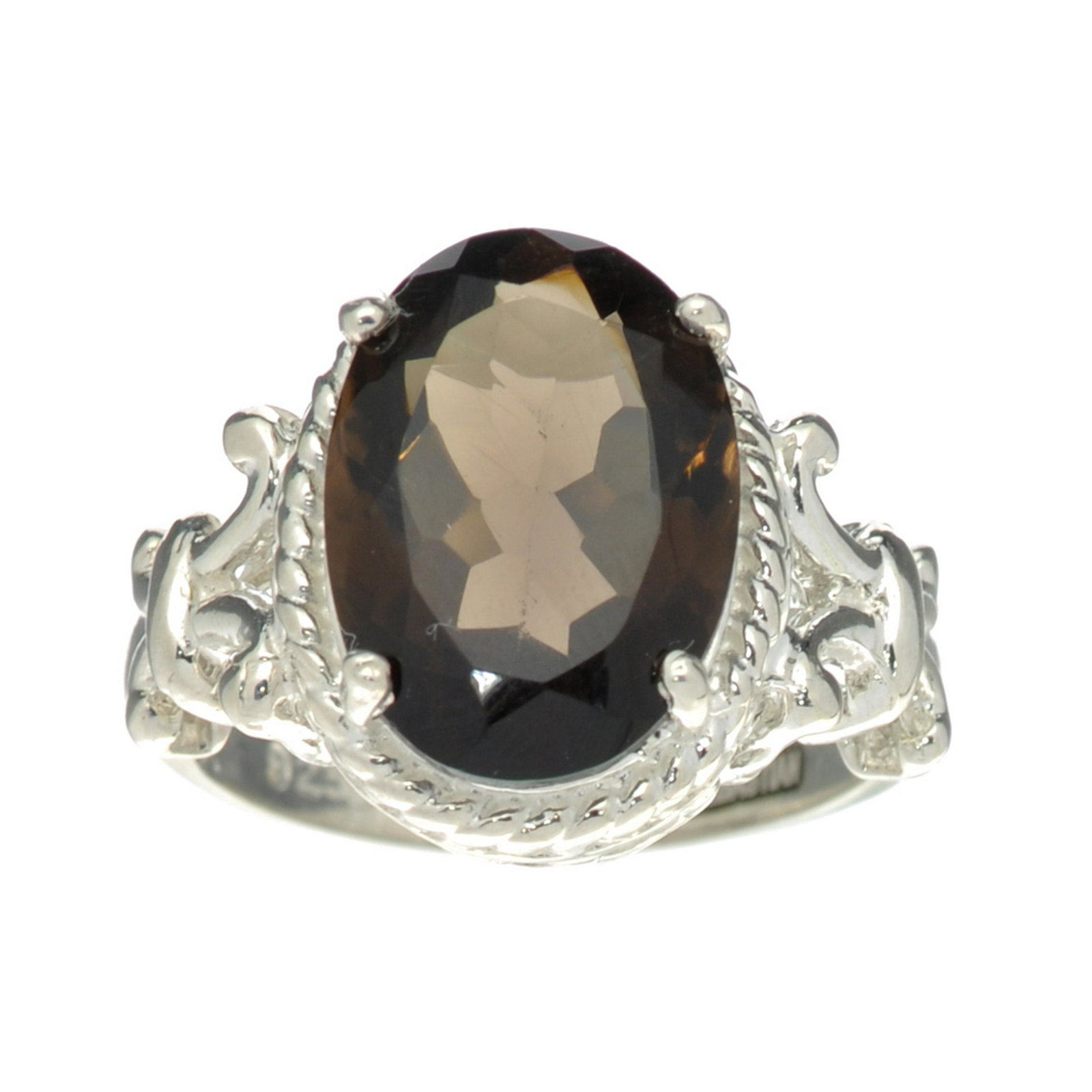 APP: 0.5k Fine Jewelry Designer Sebastian, 3.91CT Brown: Gov. File: H-30600 Fine Jewelry Designer Sebastian, 3.91CT Brown Smoky Quartz And Sterling Silver Ring Retail Replacement Value: $0.5K Asset Type: Ring Shipping: $19.95
