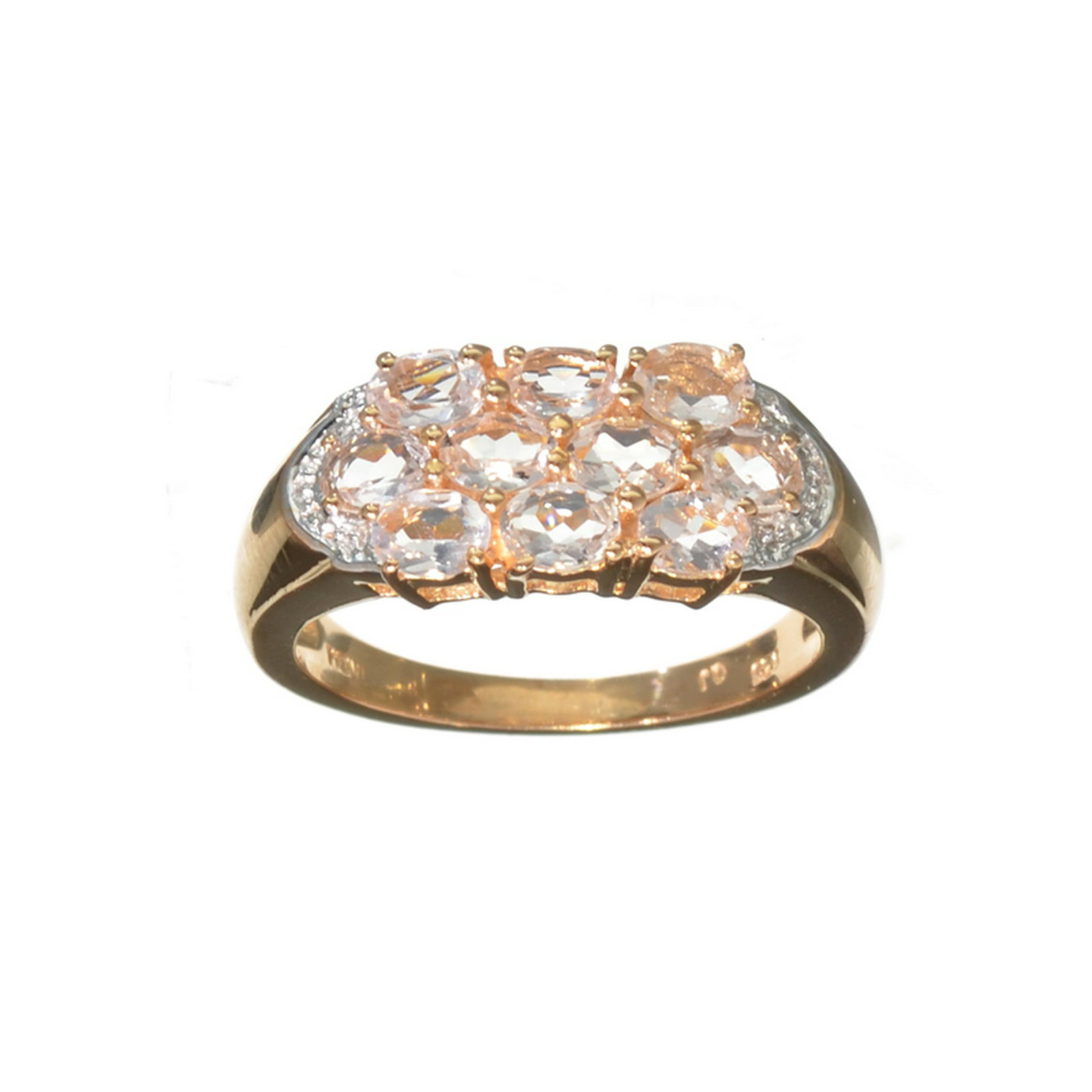 APP: 1.1k Fine Jewelry 1.50CT Oval Cut Morganite Over: Gov. File: H-17540 Fine Jewelry 1.50CT Oval Cut Morganite Over Rose Gold Sterling Silver Ring Retail Replacement Value: $1.1K Asset Type: Ring Shipping: $19.95