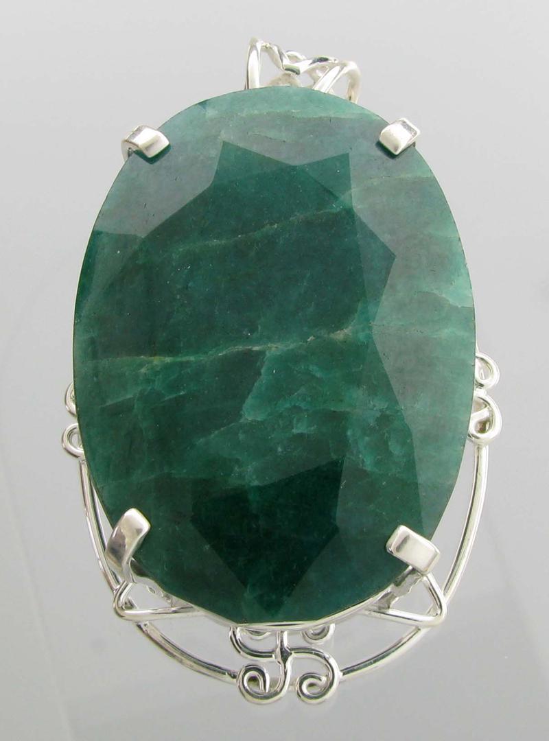 APP: 13.7k Fine Jewelry Designer Sebastian 326.94CT: Gov. File: K-01085 Fine Jewelry Designer Sebastian 326.94CT Oval Cut Emerald and Sterling Silver Pendant Retail Replacement Value:$13.6KAsset Type: Pendant Shipping: $19.95